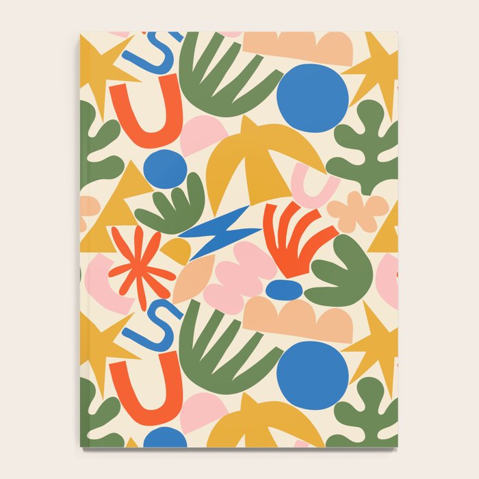 Abstract organic nature shape art pattern Notebook Gallery Image 4