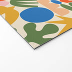 Abstract organic nature shape art pattern Welcome Mat Gallery Image 2