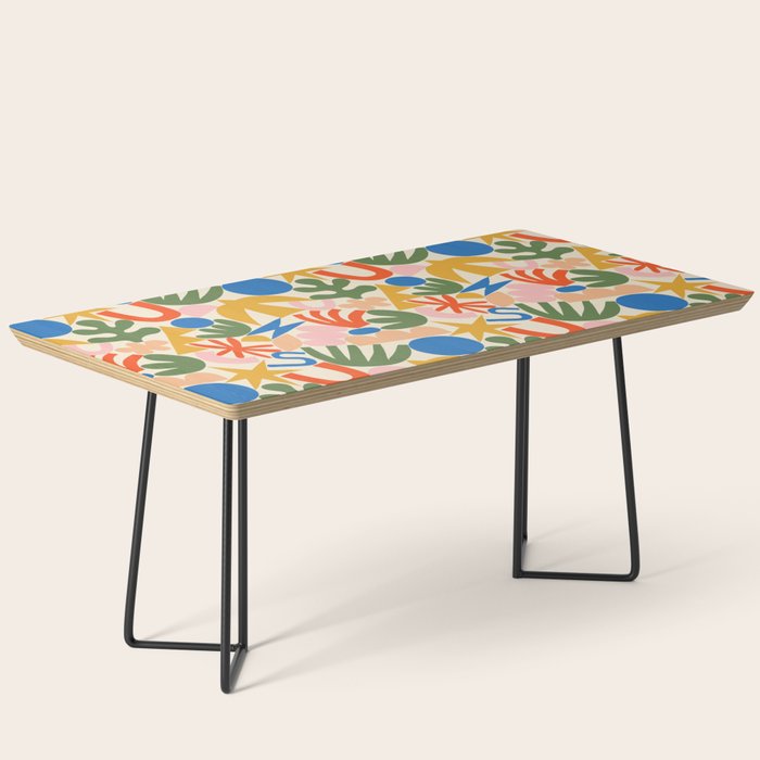 Abstract organic nature shape art pattern Coffee Table Gallery Image 1