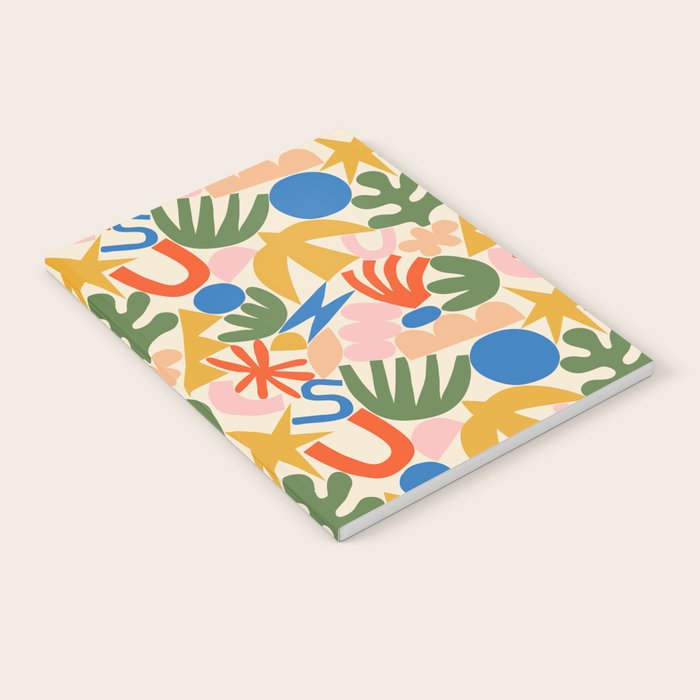 Abstract organic nature shape art pattern Notebook Gallery Image 2