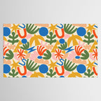 Abstract organic nature shape art pattern Tablecloth Gallery Image 2