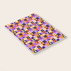 Geometric halloween mosaic pattern Notebook Gallery Image 3