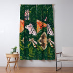 Moths and dragonfly Window Curtain Gallery Image 5