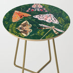 Moths and dragonfly Side Table Gallery Image 2