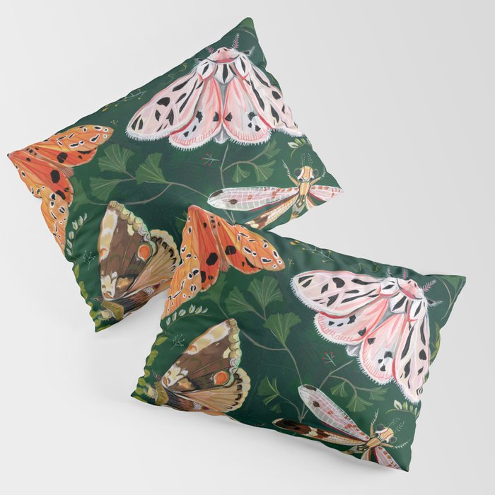 Moths and dragonfly Pillow Sham Gallery Image 3