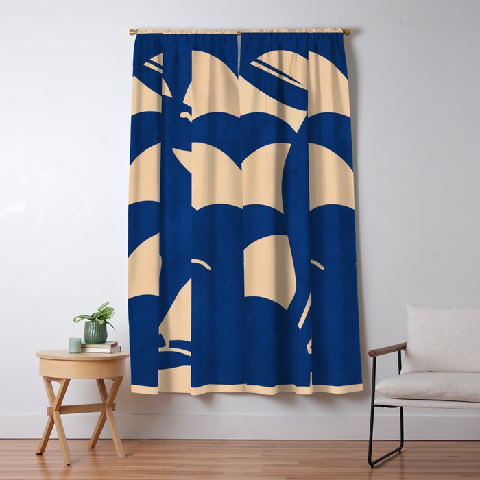 Minimalist Rabbit 6 Window Curtain Gallery Image 5