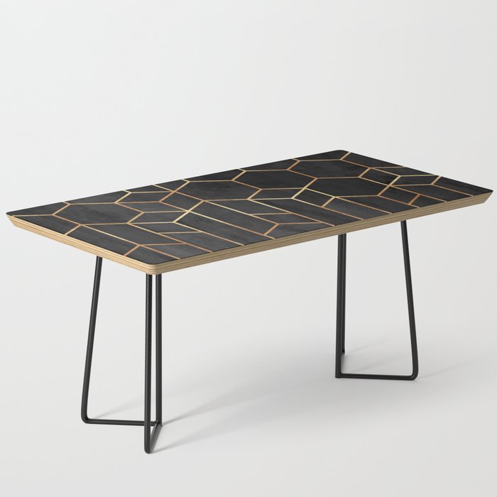 Black Hexagons Coffee Table Gallery Image 1