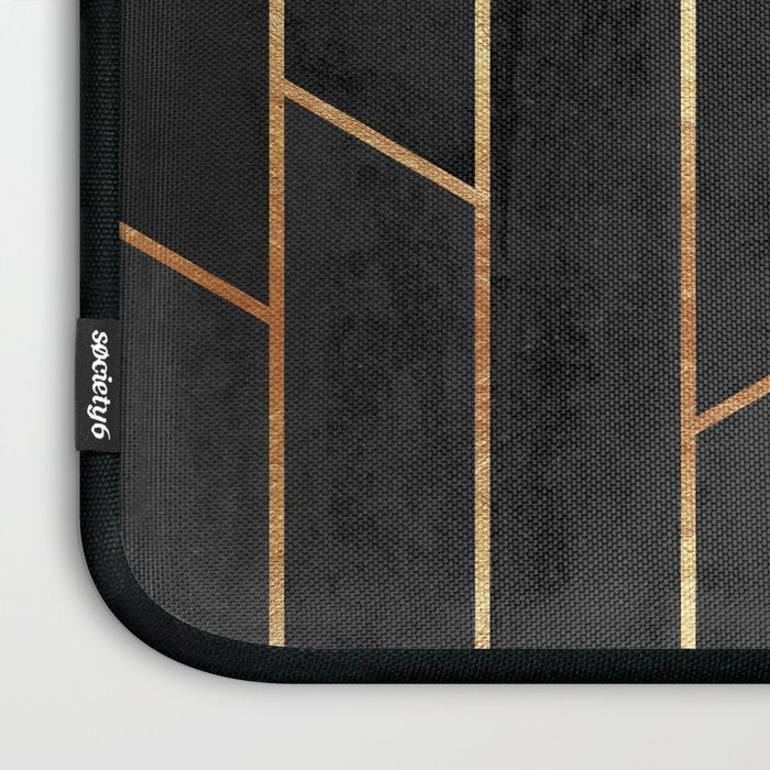 Black Hexagons Laptop Sleeve Gallery Image 3