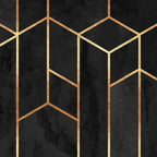 Black Hexagons Coffee Mug Gallery Image 2