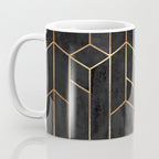 Black Hexagons Coffee Mug Gallery Image 3