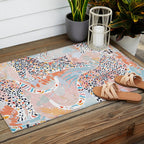 Colorful Wild Cats Outdoor Rug Gallery Image 2