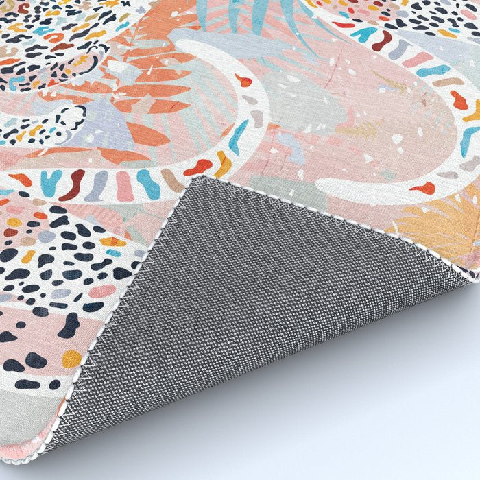 Colorful Wild Cats Rug Gallery Image 4