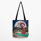 Octopus in the pool Tote Bag Gallery Image 2