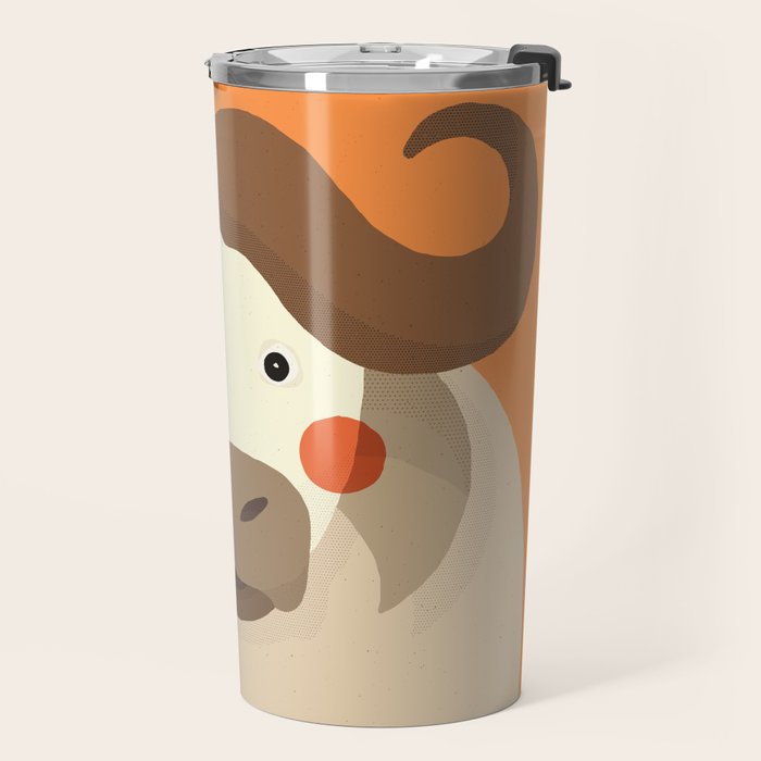 Cape Buffalo, Animal Portrait Travel Mug Gallery Image 2