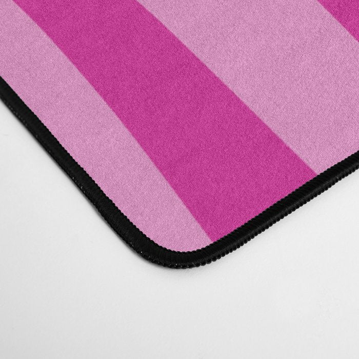 Retro Liquid Swirl Abstract Pattern in Y2K Deep Pinks Desk Mat Gallery Image 4