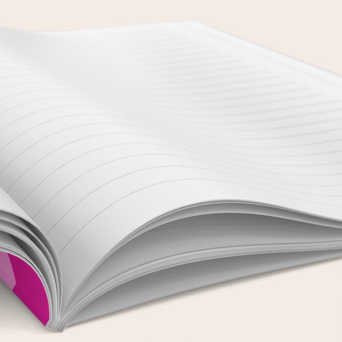 Retro Liquid Swirl Abstract Pattern in Y2K Deep Pinks Notebook Gallery Image 2