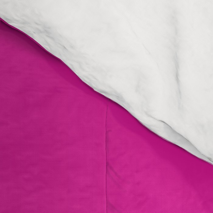 Retro Liquid Swirl Abstract Pattern in Y2K Deep Pinks Comforter Gallery Image 4