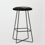 You Did Not Wake Up Today To Be Mediocre black and white monochrome typography poster design Stool Gallery Image 1