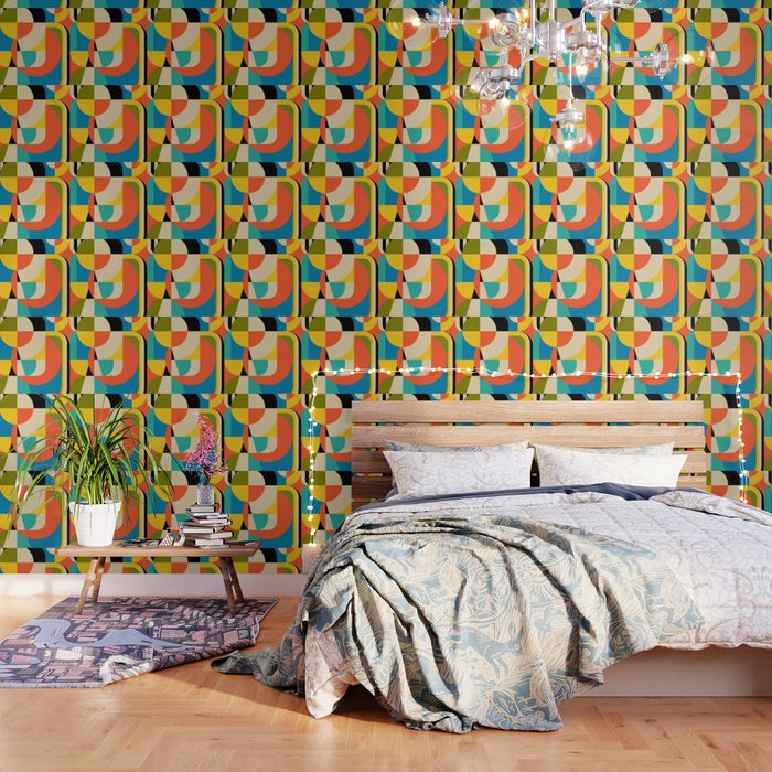 Geometric Figurative Wallpaper Gallery Image 3