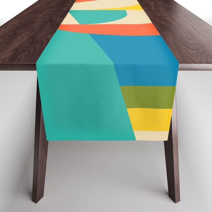 Geometric Figurative Table Runner Gallery Image 1