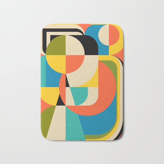 Geometric Figurative Bath Mat Gallery Image 1