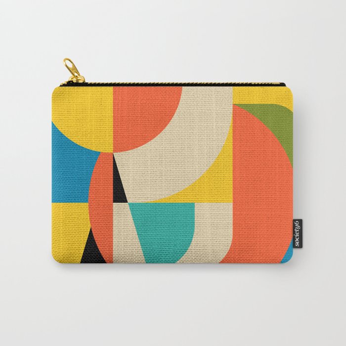 Geometric Figurative Carry All Pouch Gallery Image 1