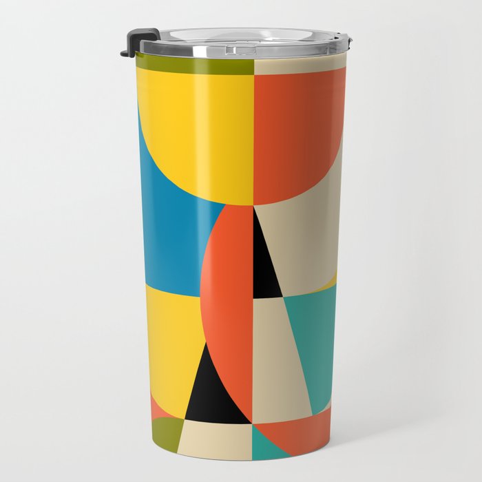 Geometric Figurative Travel Mug Gallery Image 3