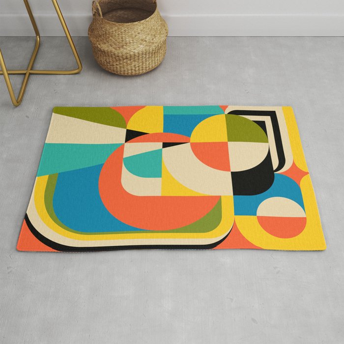Geometric Figurative Rug Gallery Image 1
