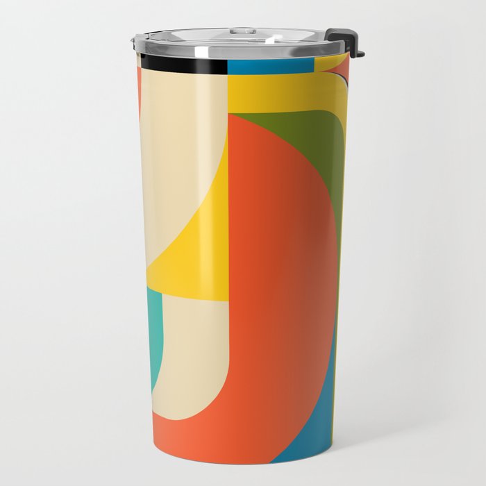 Geometric Figurative Travel Mug Gallery Image 2