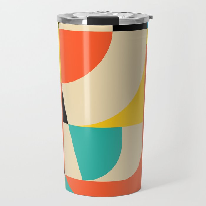 Geometric Figurative Travel Mug Gallery Image 1