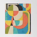 Geometric Figurative Throw Blanket Gallery Image 2