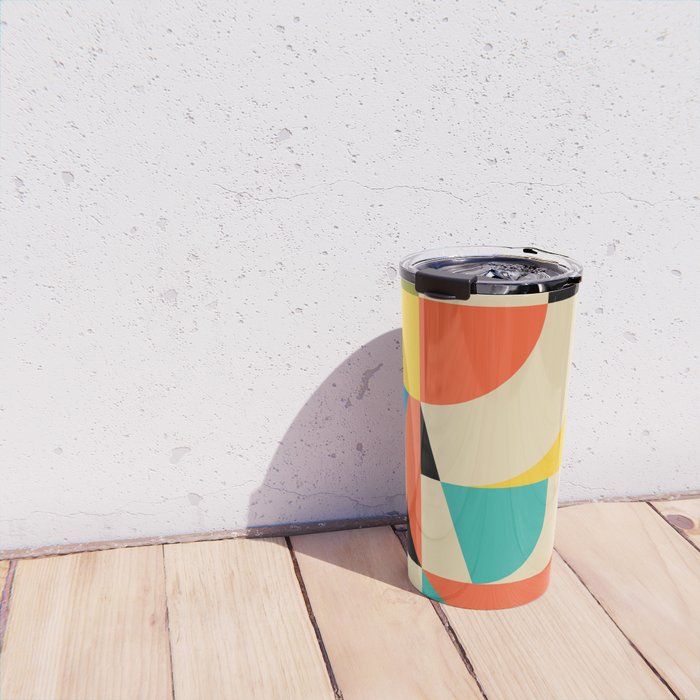 Geometric Figurative Travel Mug Gallery Image 4
