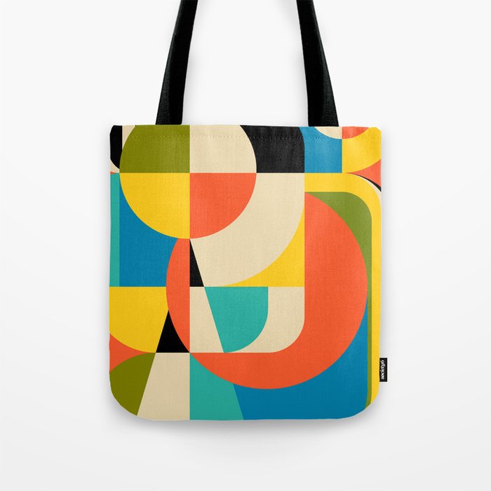 Geometric Figurative Tote Bag Gallery Image 1