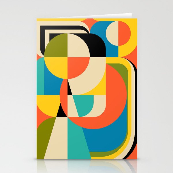 Geometric Figurative Stationery Card Gallery Image 1