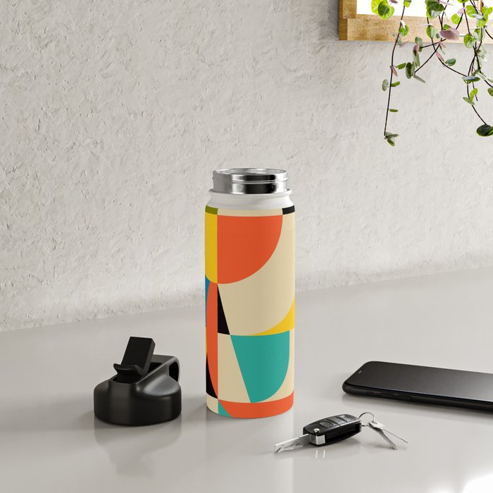 Geometric Figurative Water Bottle Gallery Image 4