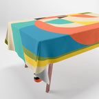 Geometric Figurative Tablecloth Gallery Image 1
