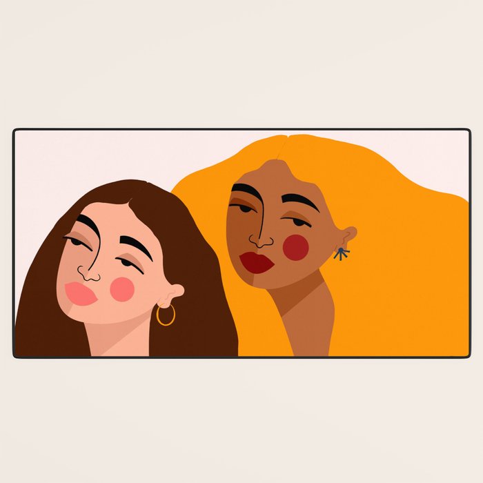 Girl Power Friendship Desk Mat Gallery Image 3