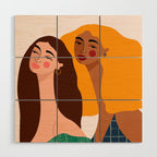 Girl Power Friendship Wood Wall Art Gallery Image 1