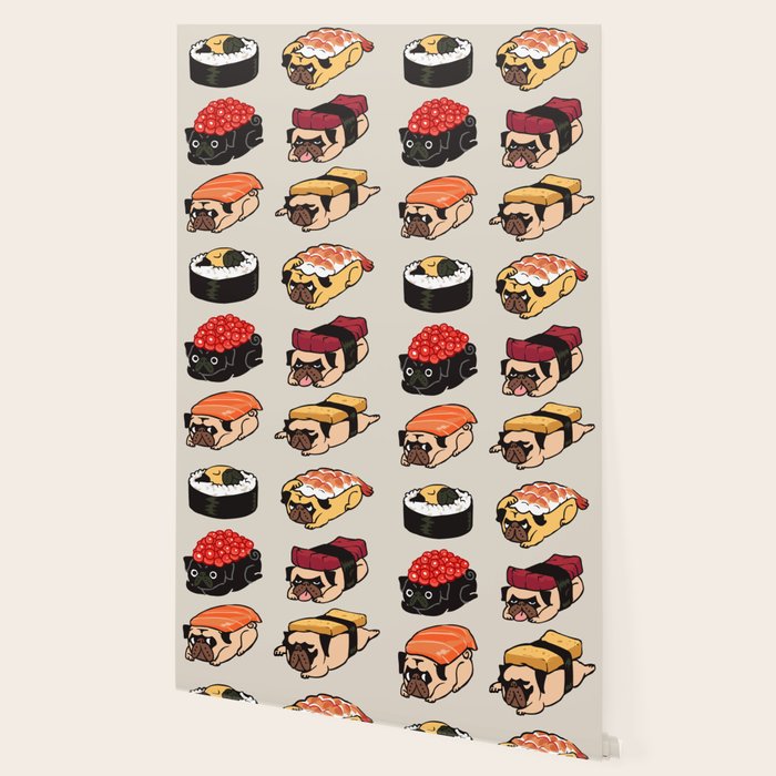 Sushi Pug Wallpaper Gallery Image 2