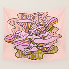 Pisces Mushroom Wall Tapestry Gallery Image 4