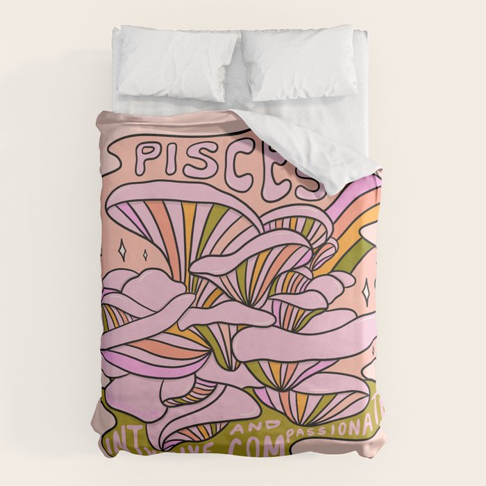 Pisces Mushroom Duvet Cover Gallery Image 6