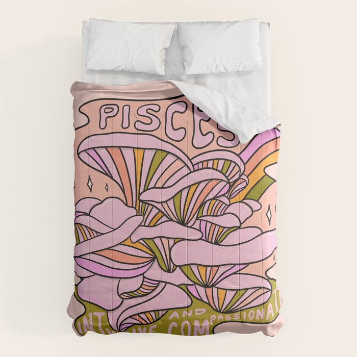 Pisces Mushroom Comforter Gallery Image 1