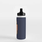 Polar bear on ice cream Water Bottle Gallery Image 2