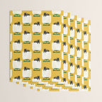 Still life with cat and flower Wrapping Paper Gallery Image 3