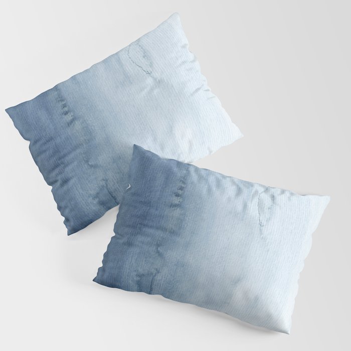 Indigo Abstract Painting | No. 4 Pillow Sham Gallery Image 3