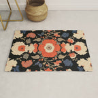 Floral Symphony of Elegance Stitch Pattern Rug Gallery Image 1