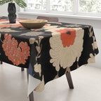 Floral Symphony of Elegance Stitch Pattern Tablecloth Gallery Image 3