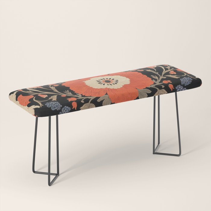 Floral Symphony of Elegance Stitch Pattern Bench Gallery Image 1