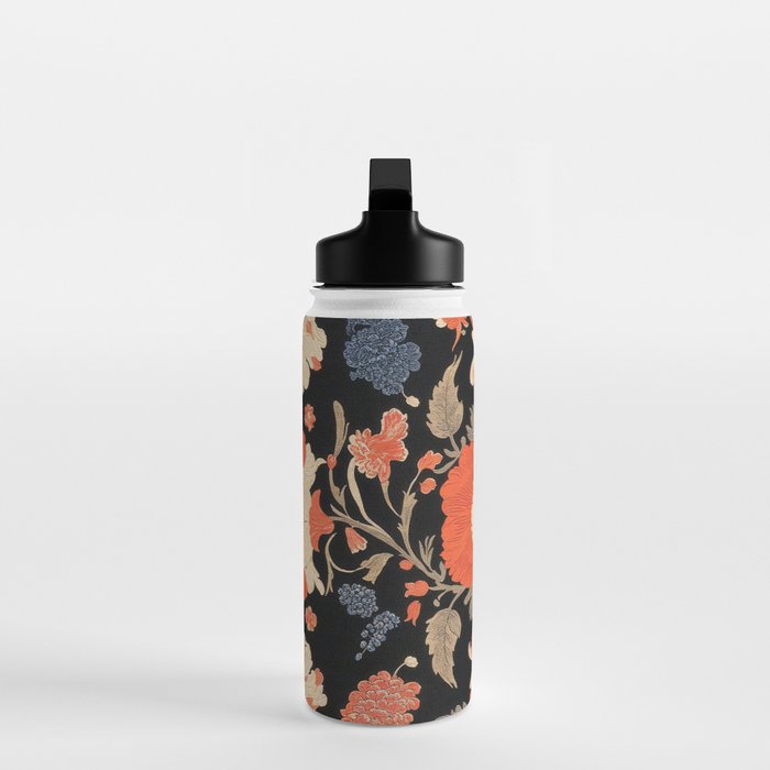 Floral Symphony of Elegance Stitch Pattern Water Bottle Gallery Image 3