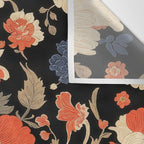 Floral Symphony of Elegance Stitch Pattern Wall Tapestry Gallery Image 3